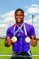 May 20, 2013-TRACK-Eli Hall-Thompson Double Gold Medals
